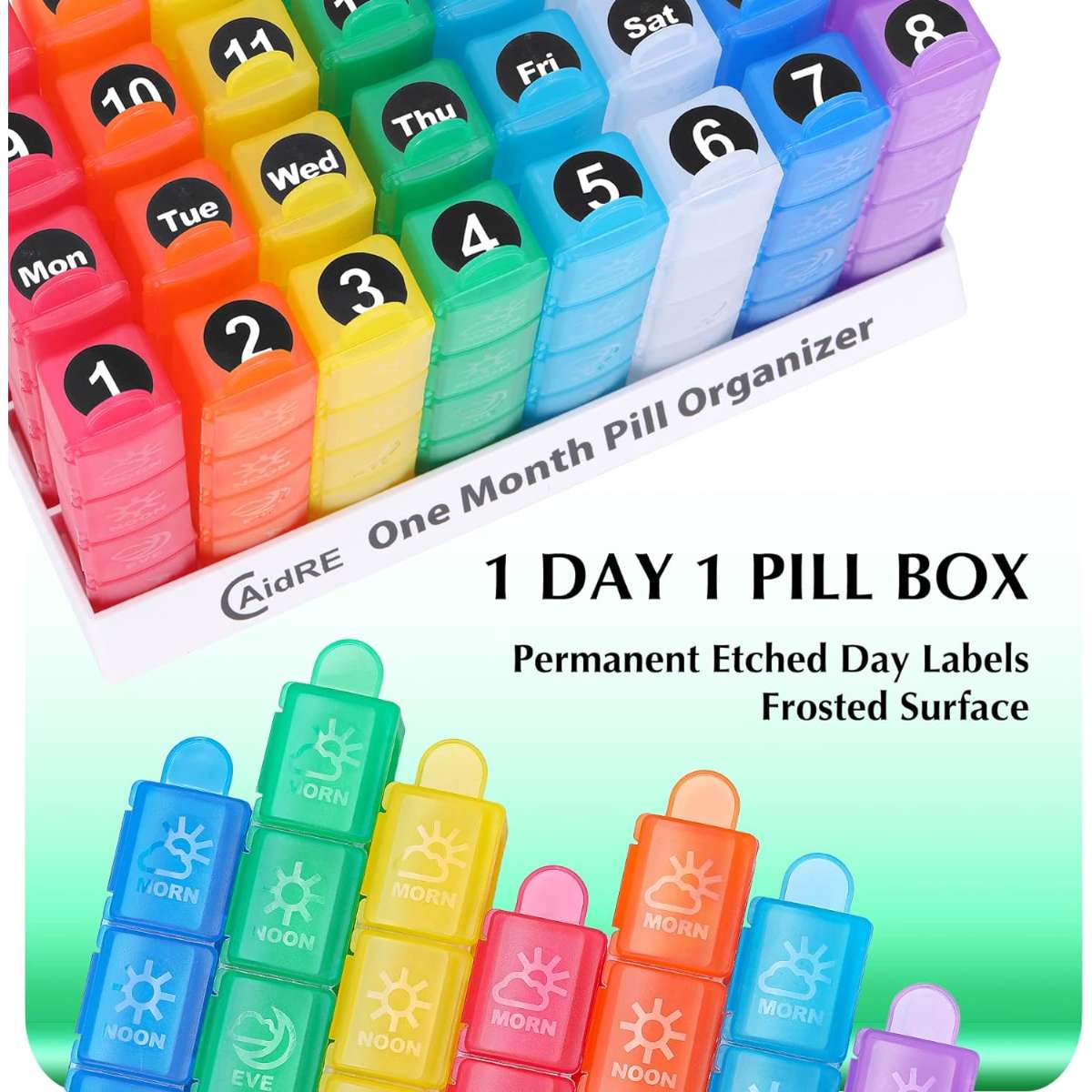 Monthly Pill Organizer 4 Times A Day