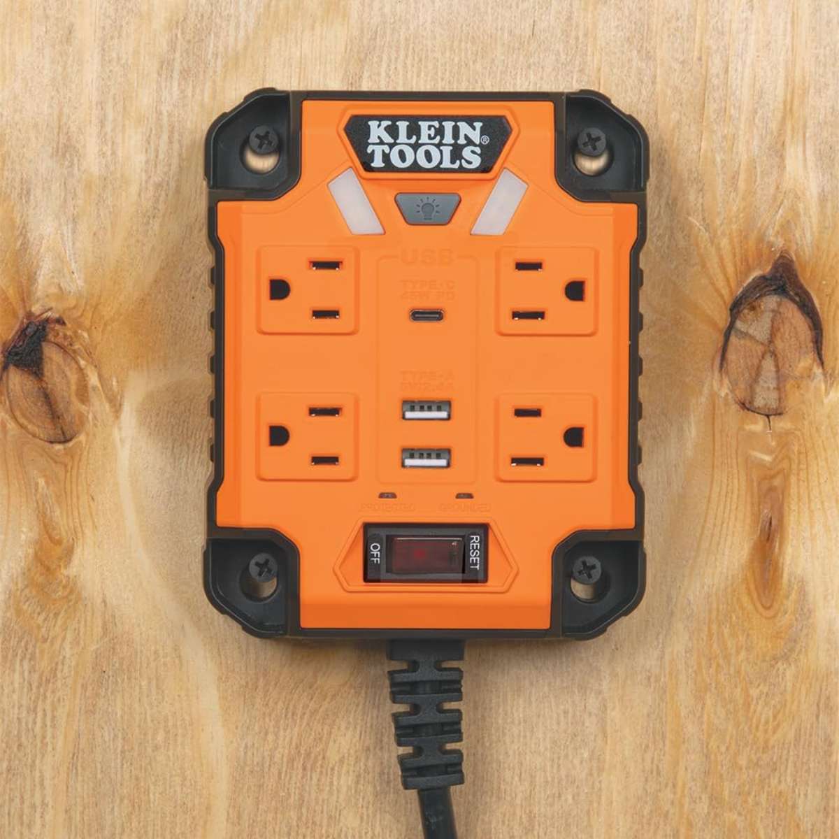 Klein Tools 29601 Magnetic Power Strip, Heavy Duty