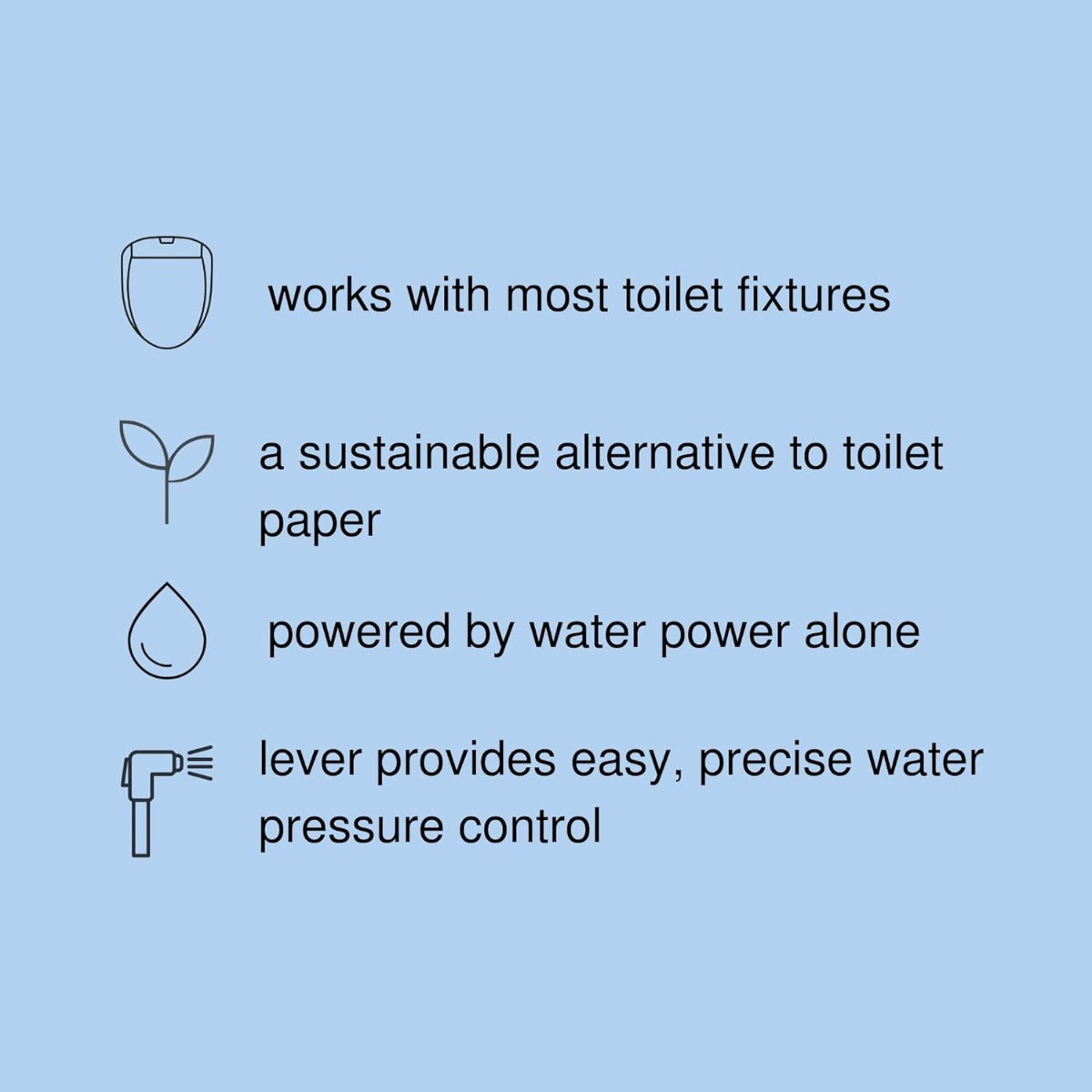 Brondell Handheld toilet bidet ejector