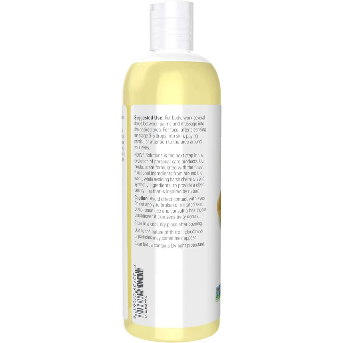 The NOW solution is 16 ounces, and packaging may vary