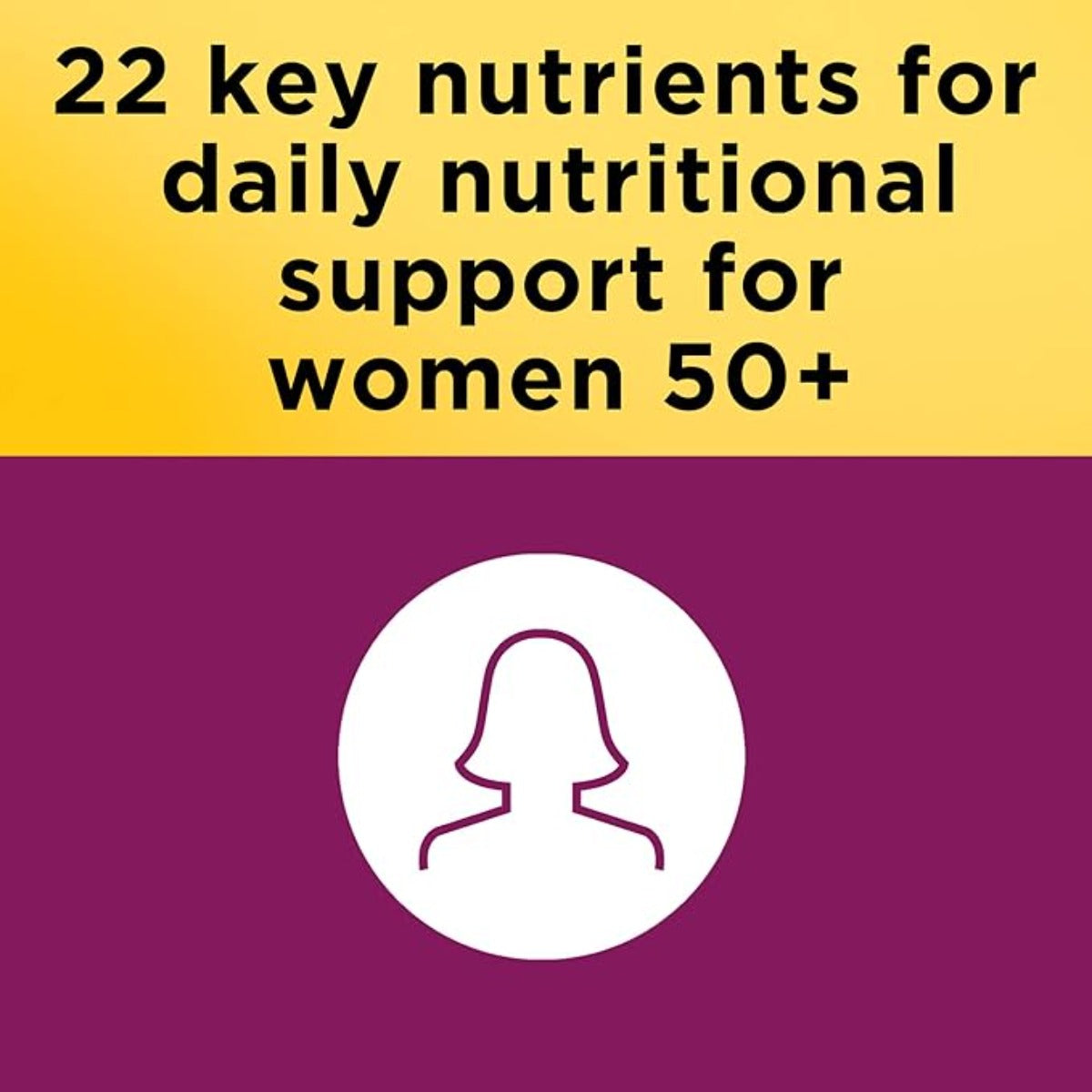 Nature Made Multivitamin For Her 50+ with No Iron