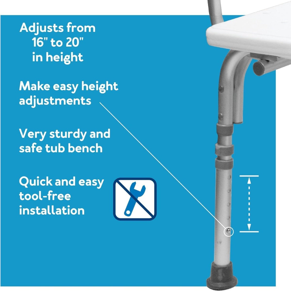 Carex Bathtub transfer stool