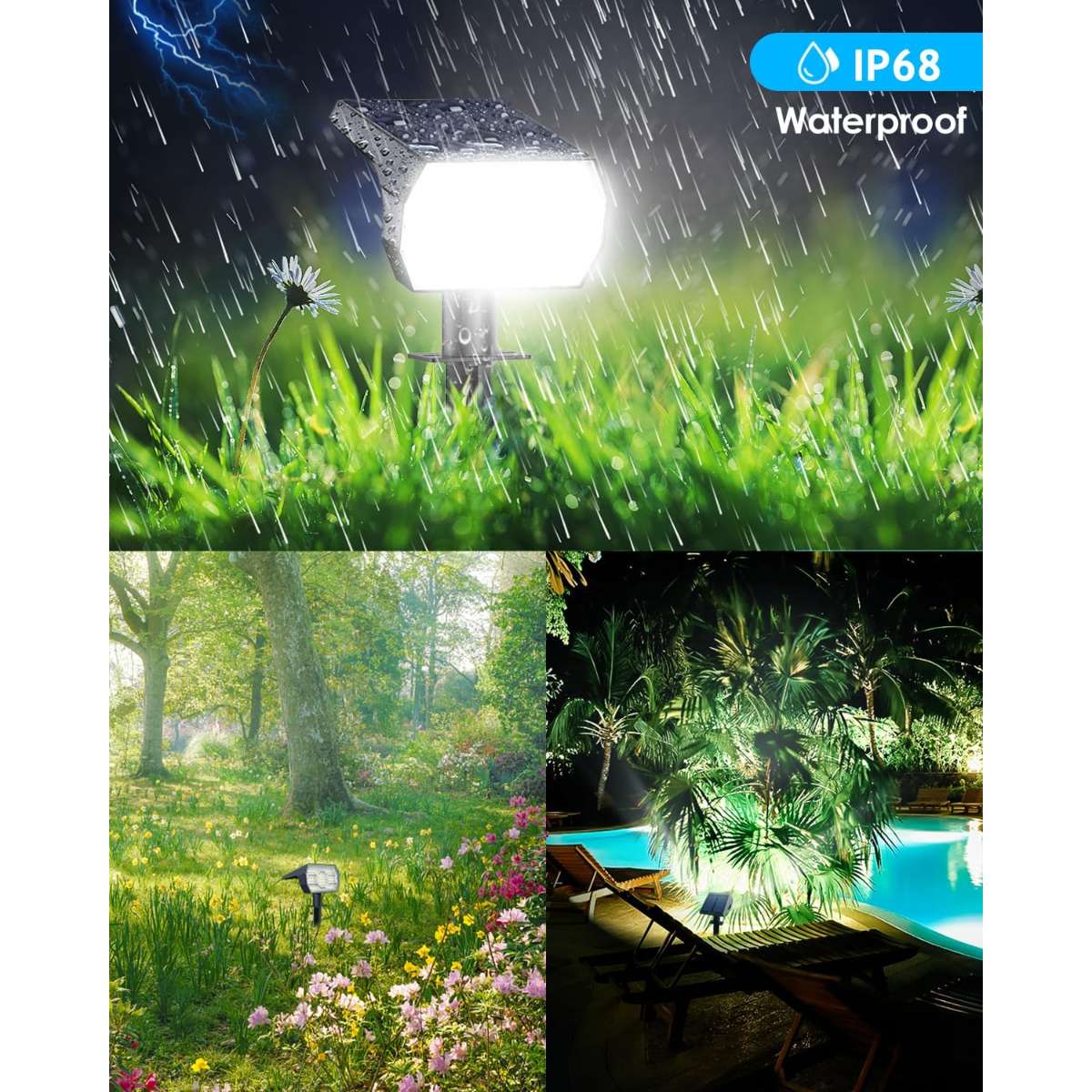 Cassida Solar Spotlight Outdoor Waterproof