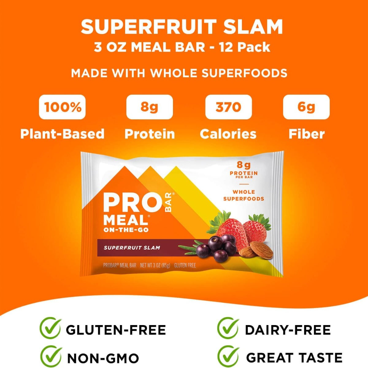 PROBAR - Meal Bar Natural Energy, 3 oz. (12 per pack)