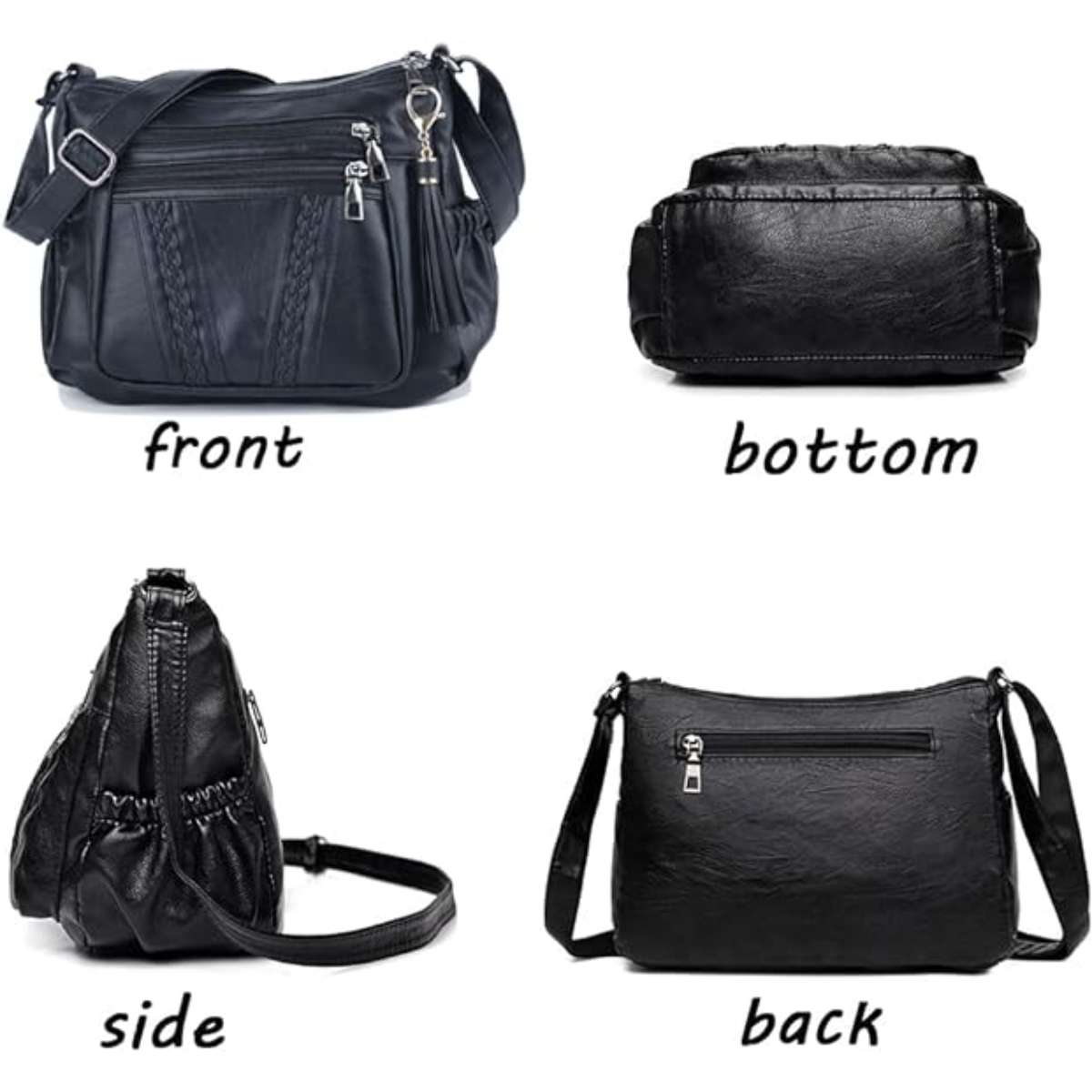 ELDA Women's Crossbody Bag, Pocket Book