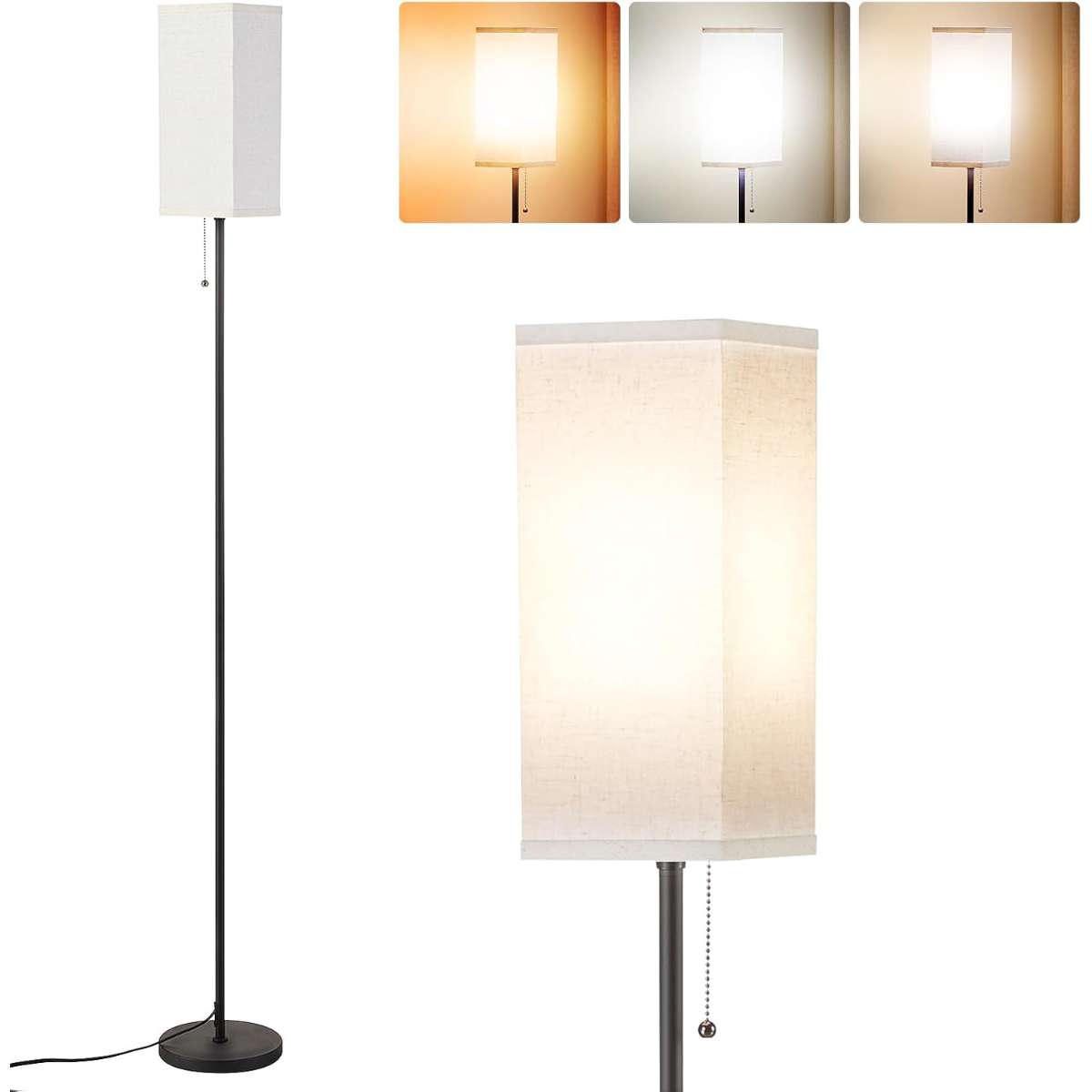 3-way dimmable touch console light, warm white living room color