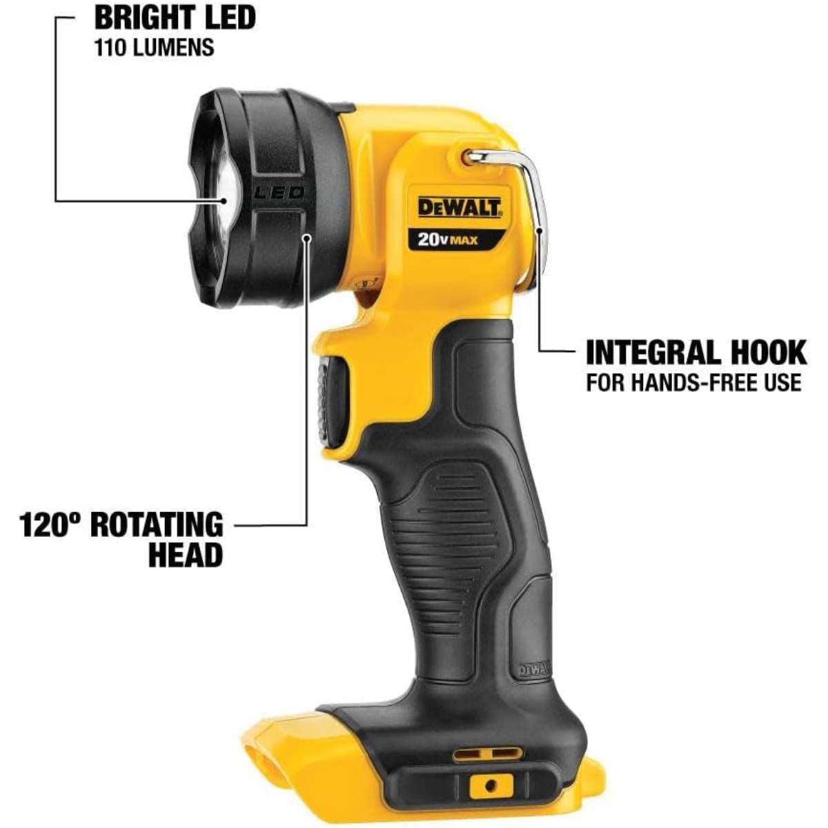 DEWALT 20V MAX* LED Work Light/Flashlight (DCL040)