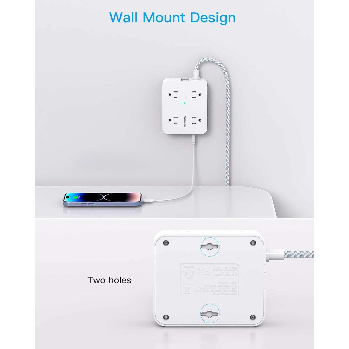 Surge Protector Power Strip - 8 outlets