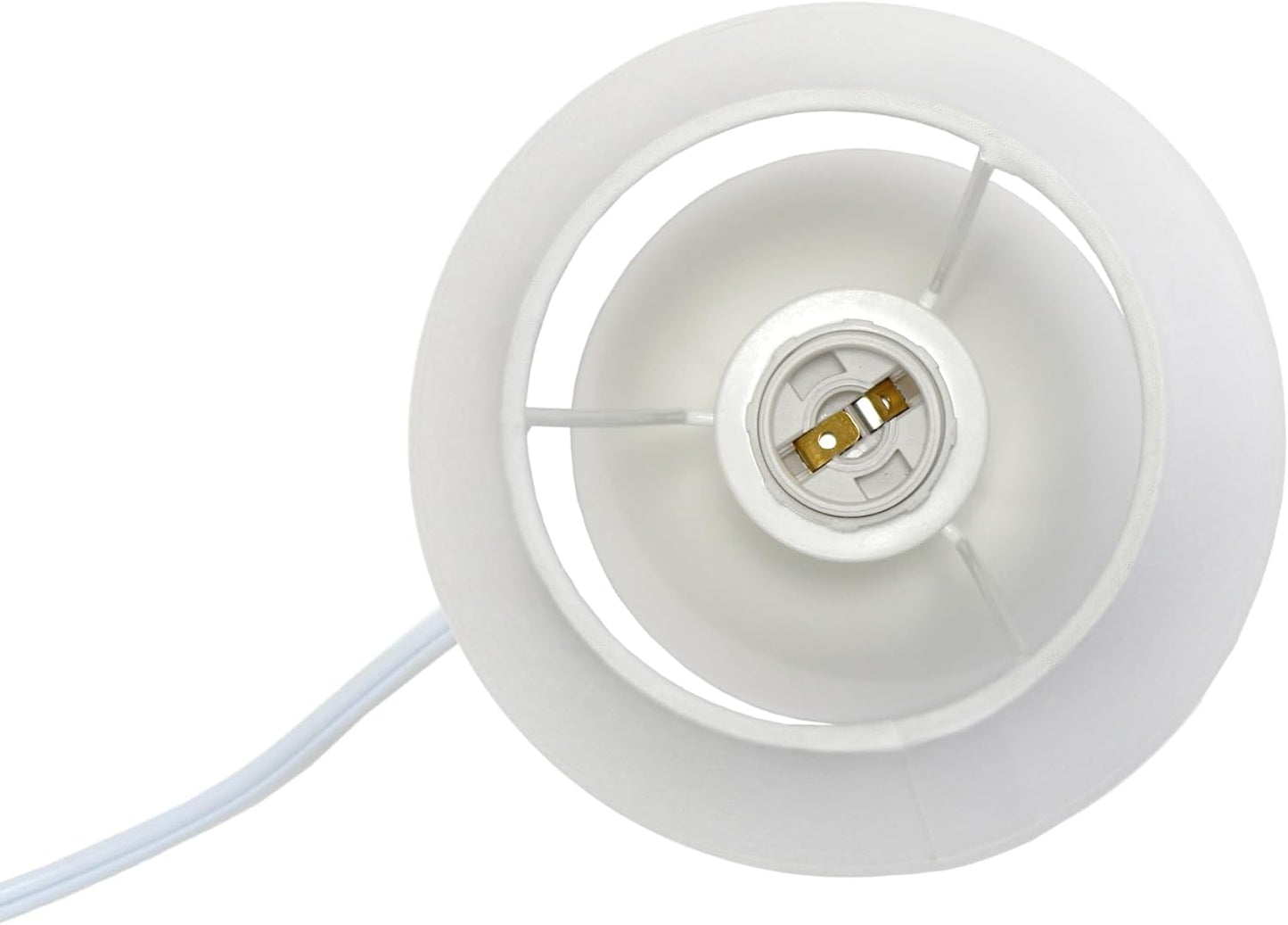Simple Designs LT2008-OFF Spherical Table Lamp, Off-White