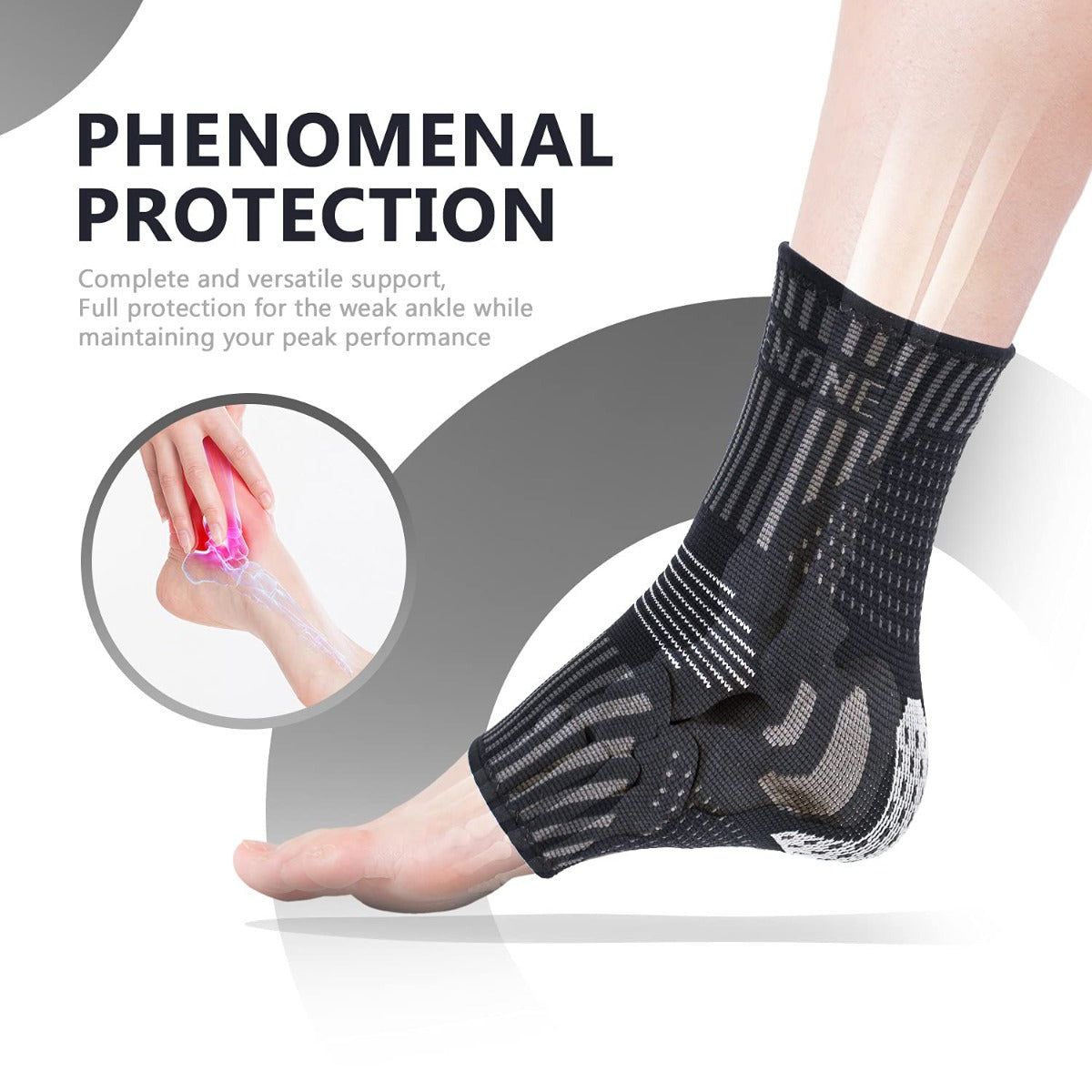 Lusenone Ankle Support for Women and Men (double)