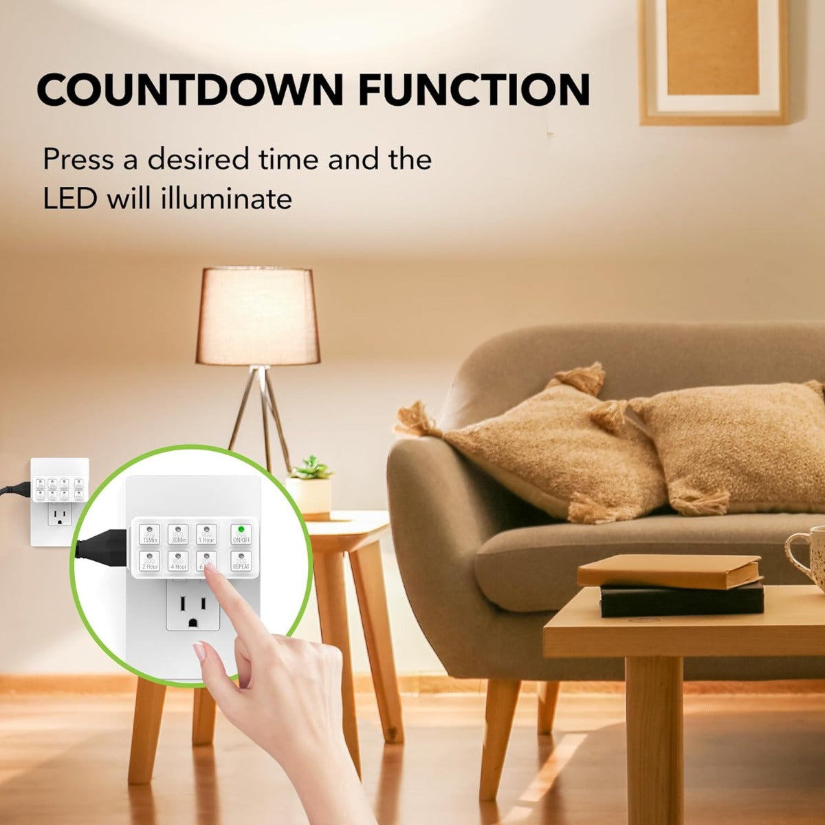 BN-LINK indoor countdown timer with repeat function