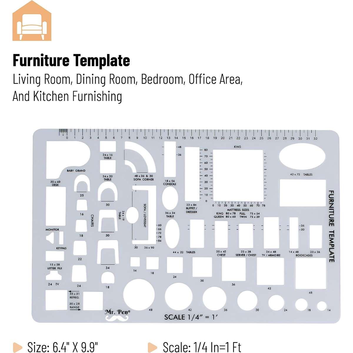 Interior design and furniture templates set 3