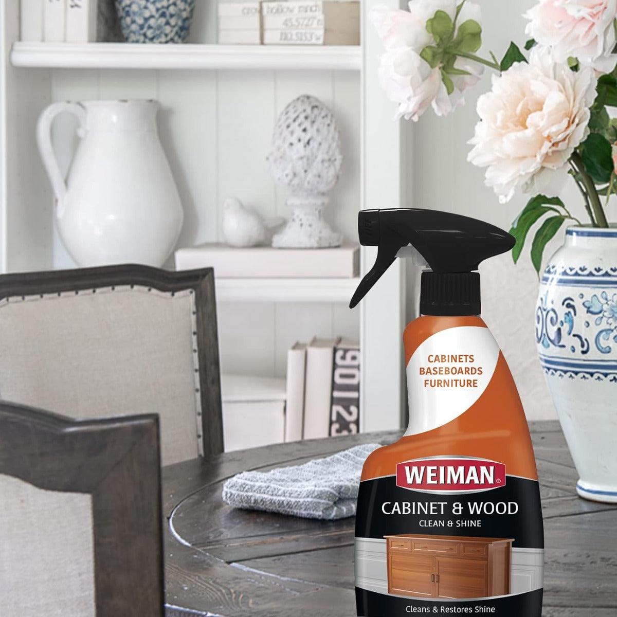 Weiman Cabinet and wood cleaning and gloss spray