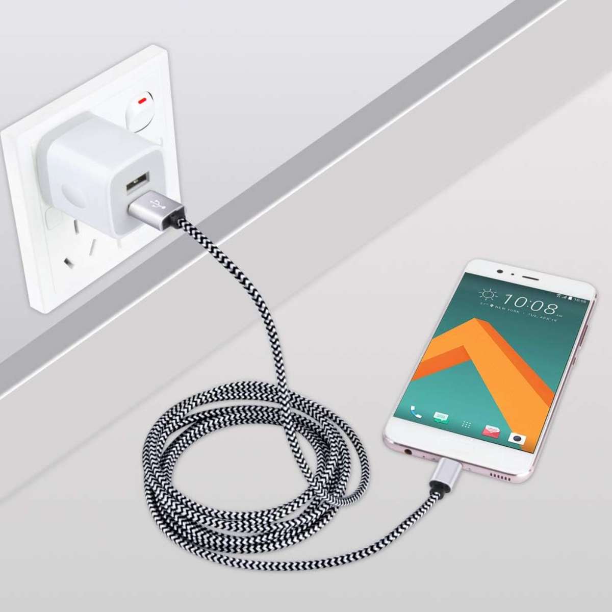 USB plug, USB wall charger 3-pack
