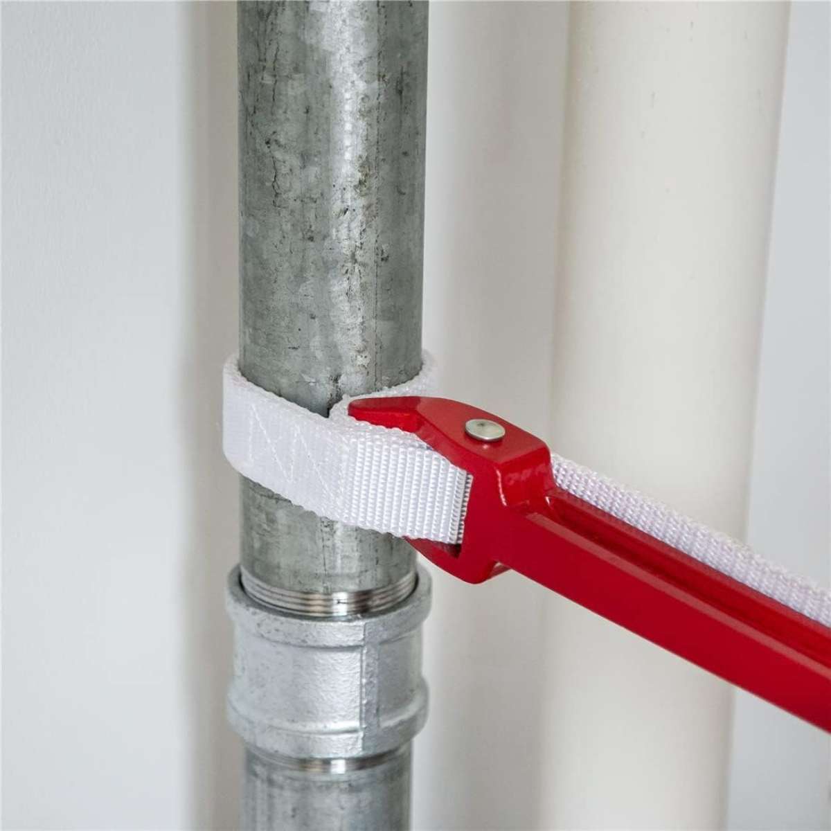 12 inch Multi-Purpose Strap Wrench (Red)