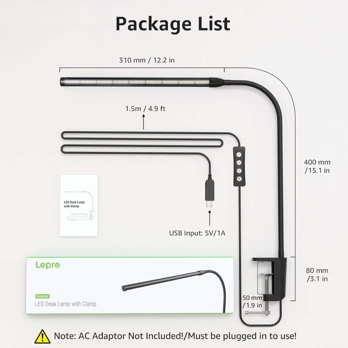 Leproklip, End, Scranpride Reading Light (Black)