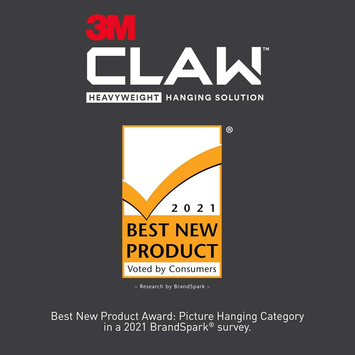 3M Claw(TM) 45 lb drywall picture hanger - 4 pcs (1 pack of 1)