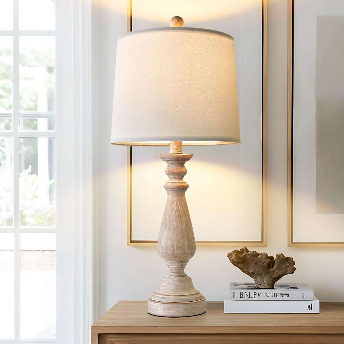 PORTRES 24.5" MEDIEVAL SINGLE TABLE LAMP