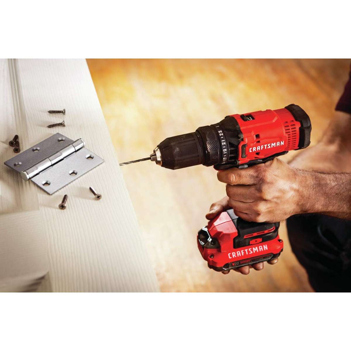 CRAFTSMAN V20 Cordless Power Drill (CMCD700C1)
