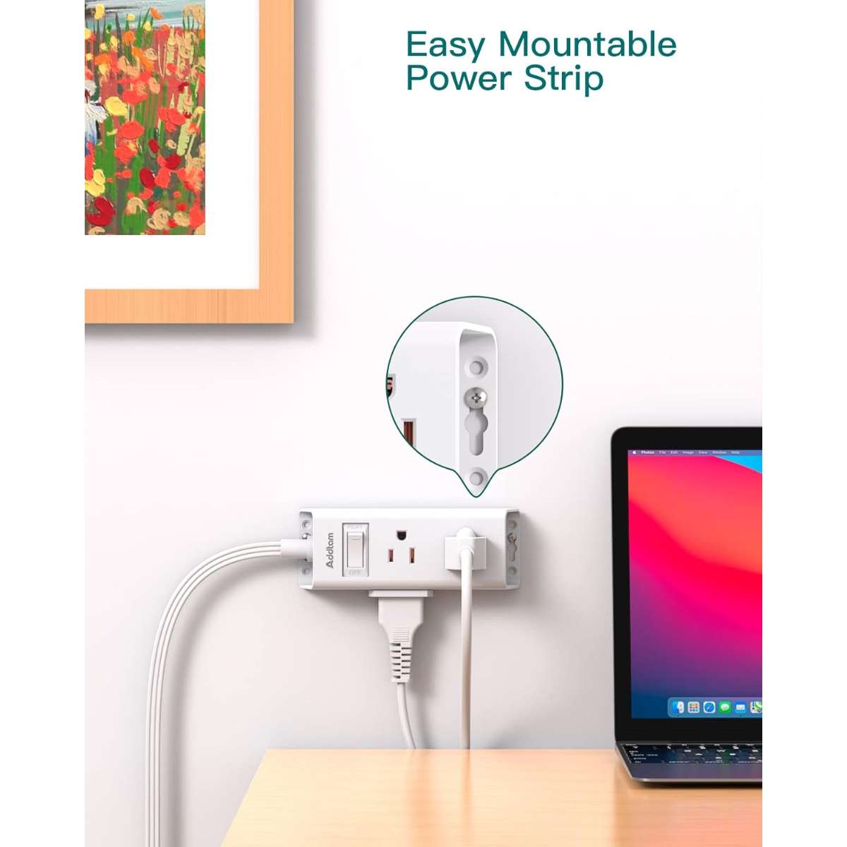 Cruise Esentiars - Flat Plug Power Strip