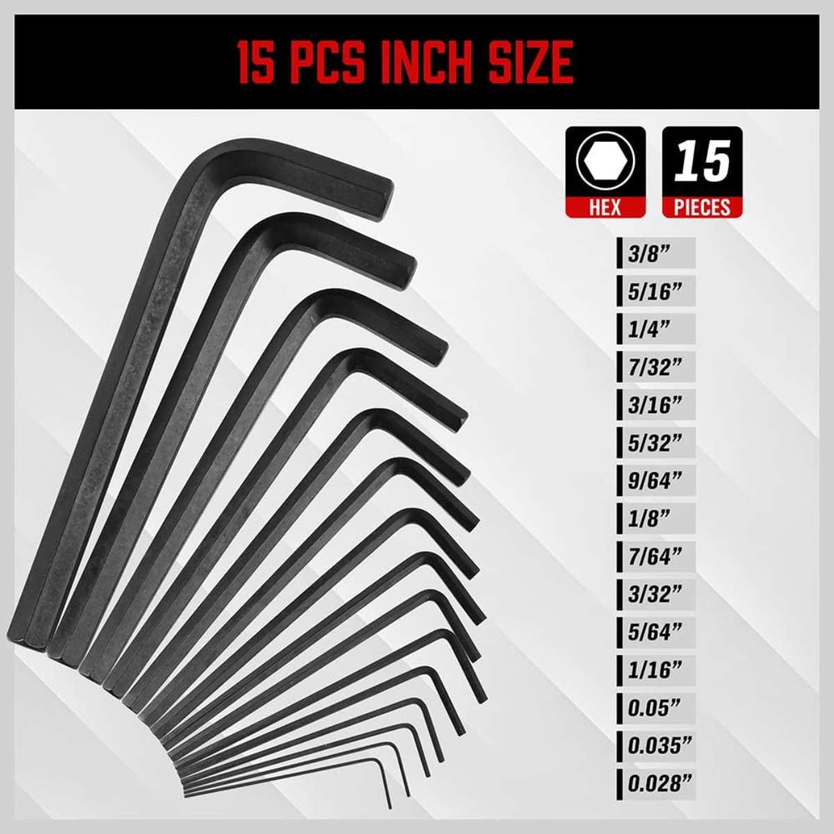 SEDY 32 PIECE HEX WRENCH SET