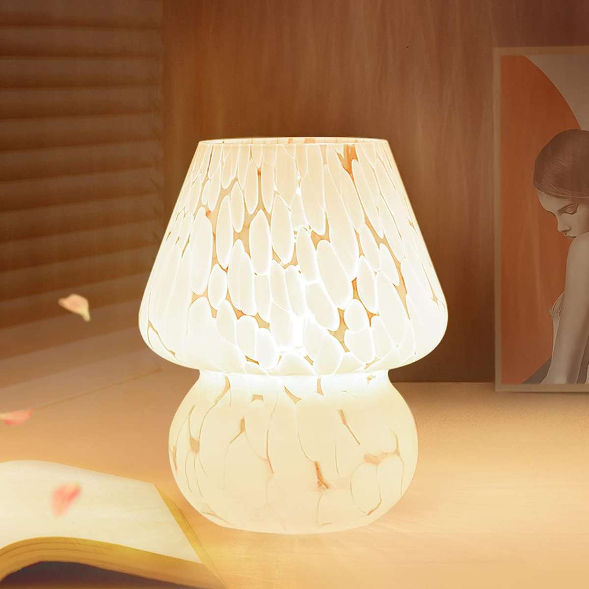 Small bedside counter light bedside table night light
