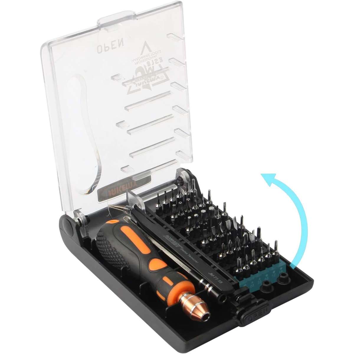 JAKEMY 39-in-1 Screwdriver Set Precision Repair Tool Kit Black
