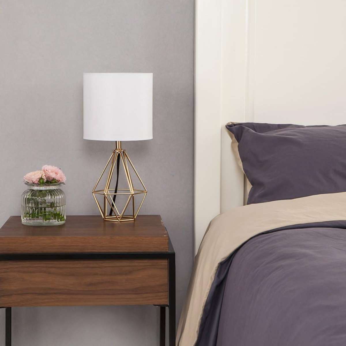 3-way dimmable touch console light, warm white living room color