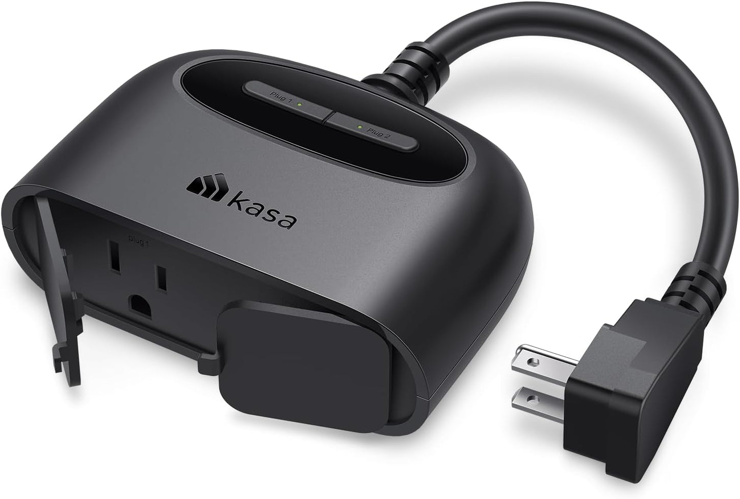 Kasa Outdoor Smart Plug, Black