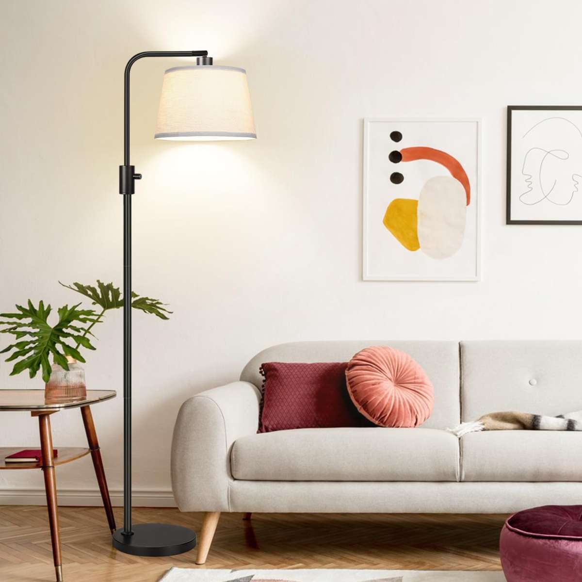 【Upgraded Version】Dimmable floor lamp black