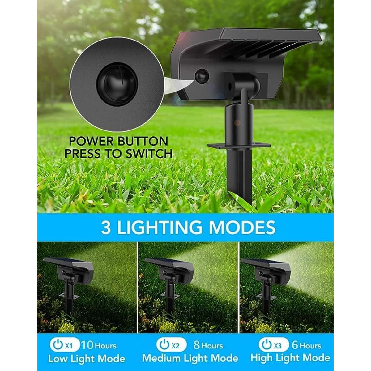 Cassida Solar Spotlight Outdoor Waterproof