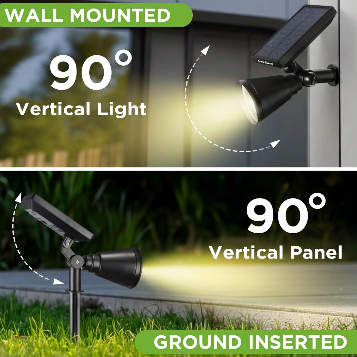 InnoGear Solar Light Outdoor Waterproof Solar Garden Light (Warm White)