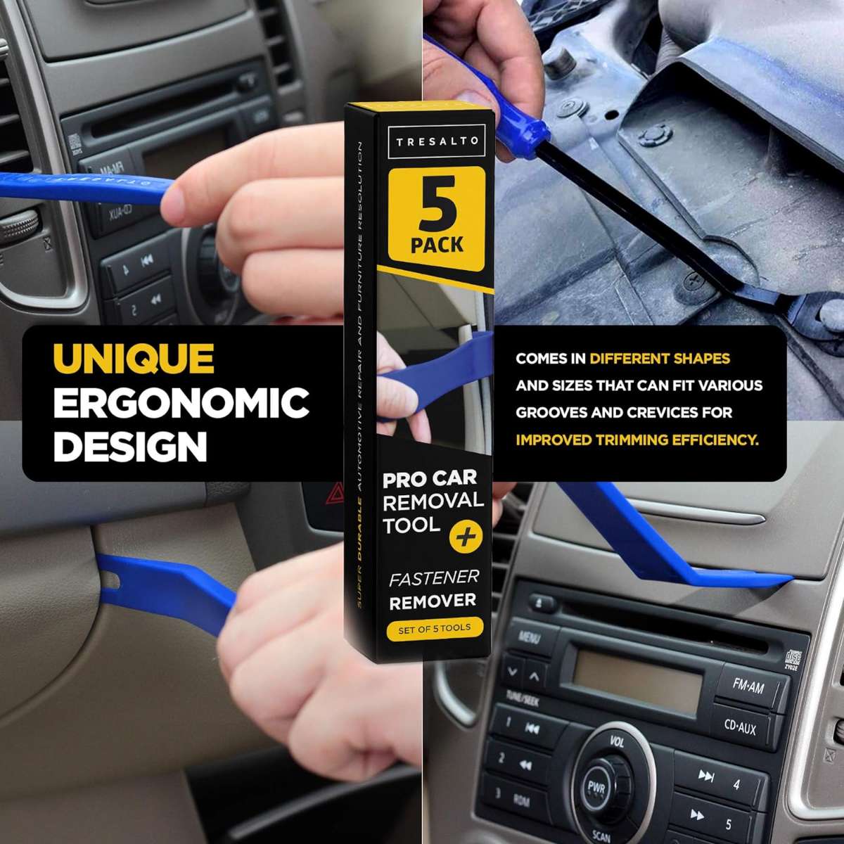 Automatic Decorative Removal Tool Kit - 5 pieces blue