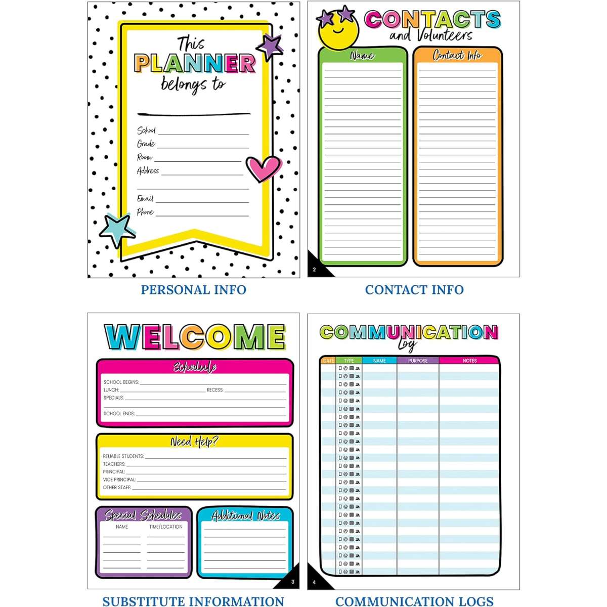 Carson Dellosa Kind Vibes Teacher Planner