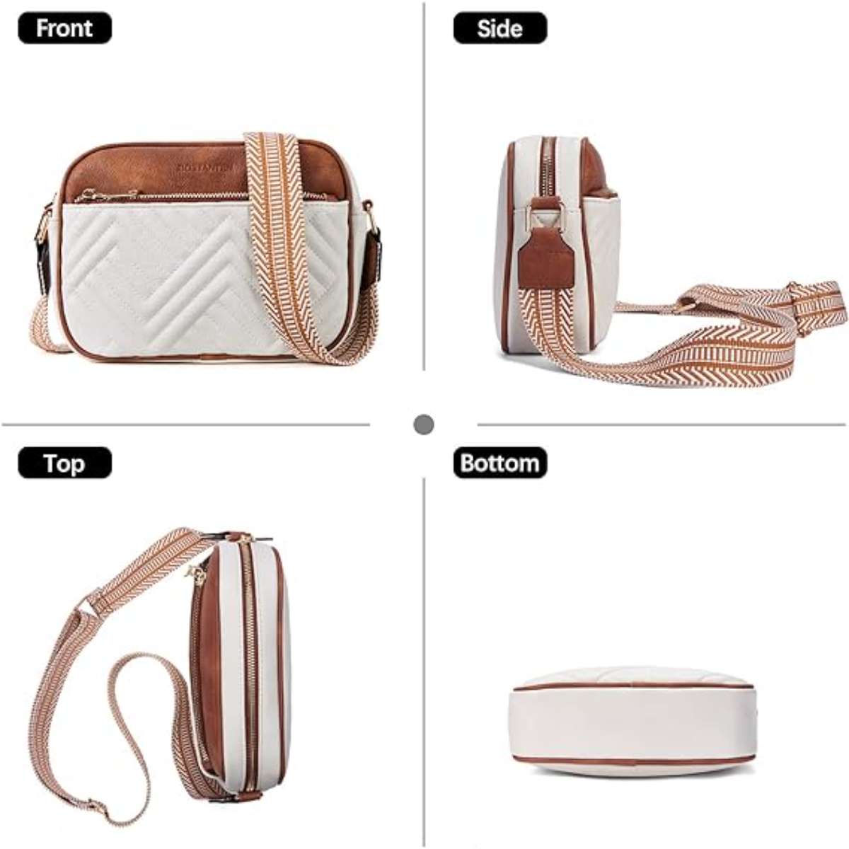 Bossten's quilted cross-body bag