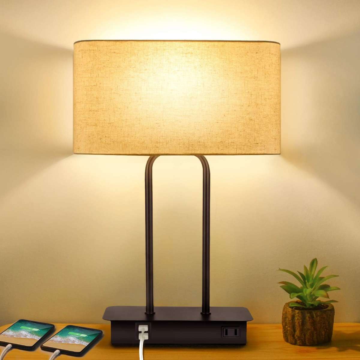 3-way dimmable touch console light, warm white