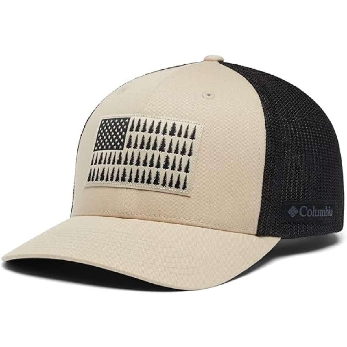Columbia Unisex-Adult Tree Flag Mesh Ball Cap - High Crown