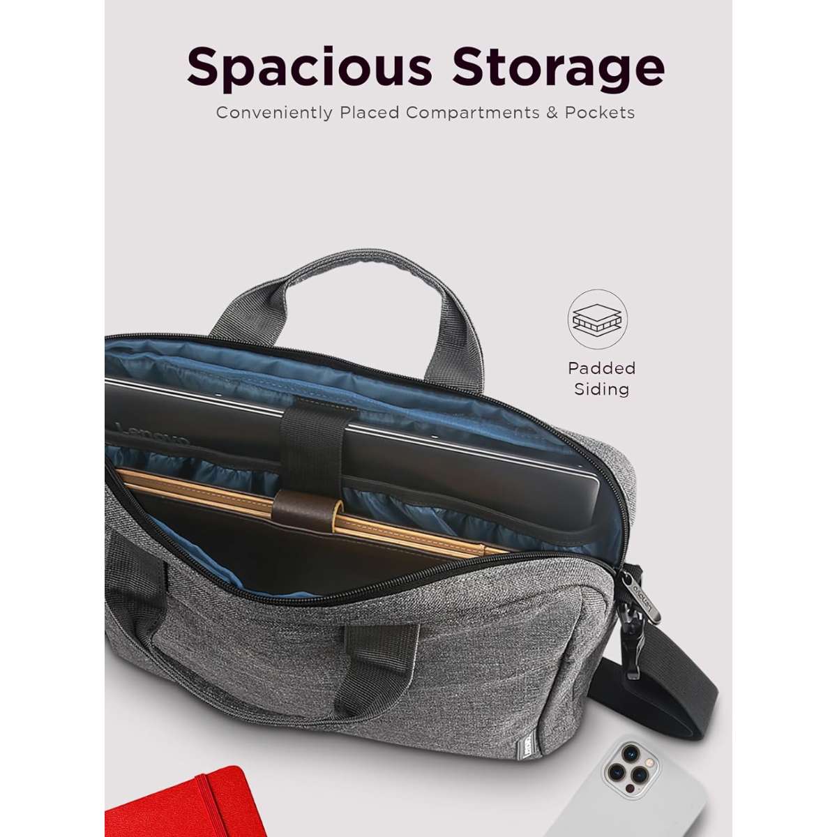 Lenovo Laptop Carrying Case T210 - Grey