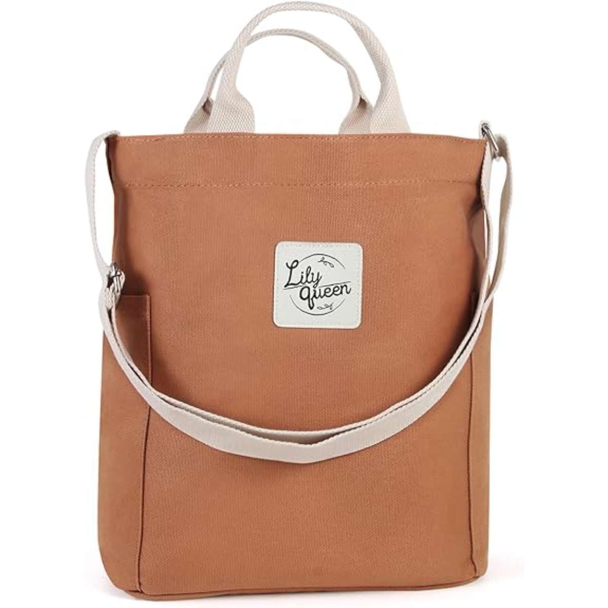 Lily queen Women Canvas Tote Handbags Casual Shoulder Work Bag Crossbody