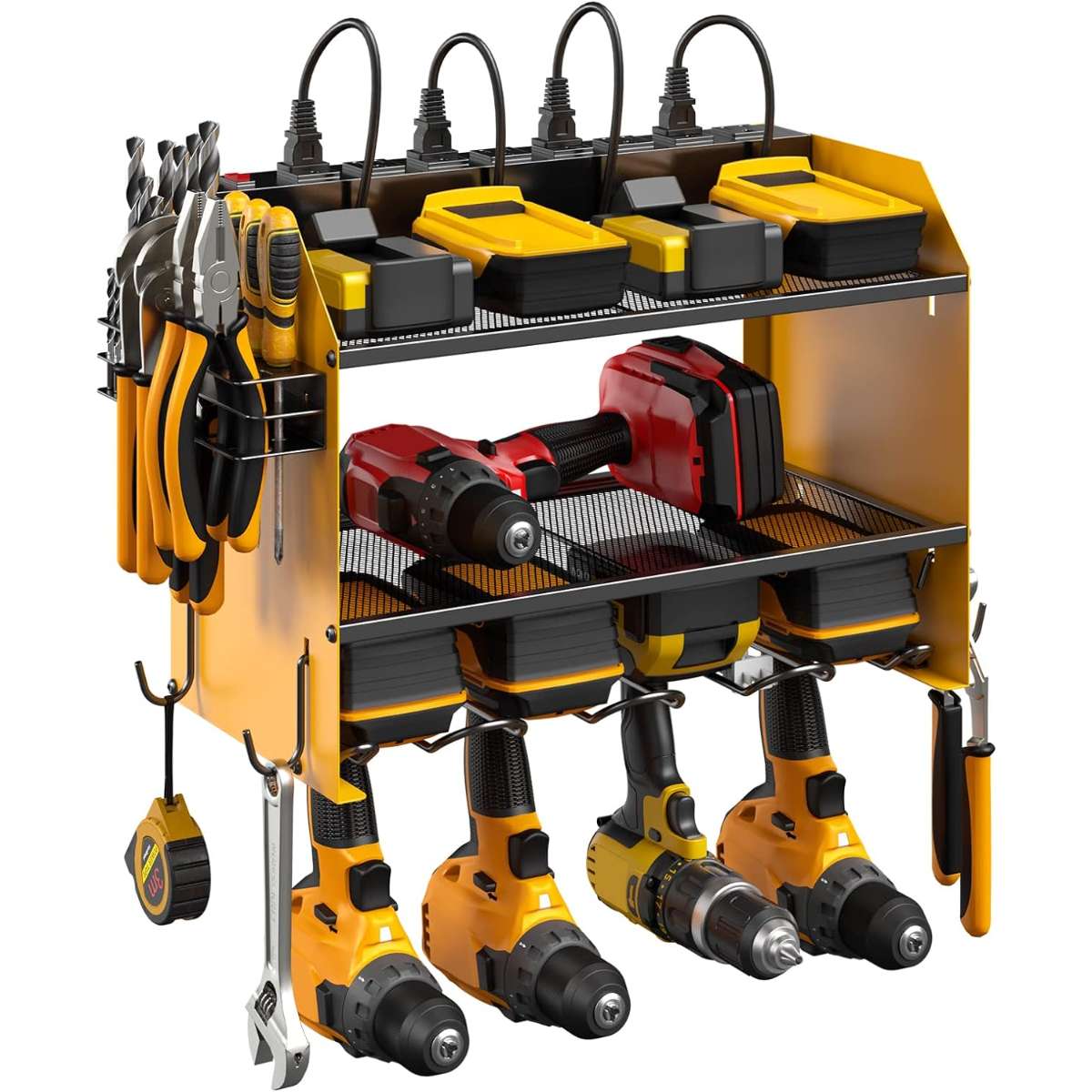 CCCEI Modular Power Tool Organizer Wall Mounted Charging Station.