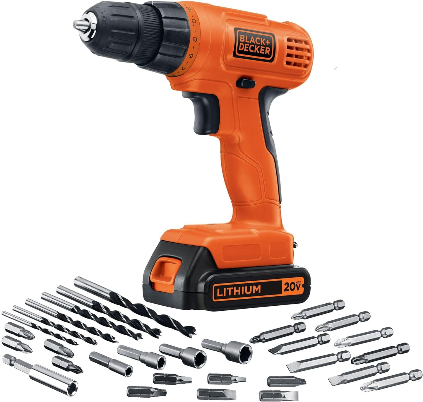 BLACK+DECKER 20V MAX POWERECONNECT CORDLESS DRILL/DRIVER (LD120VA)