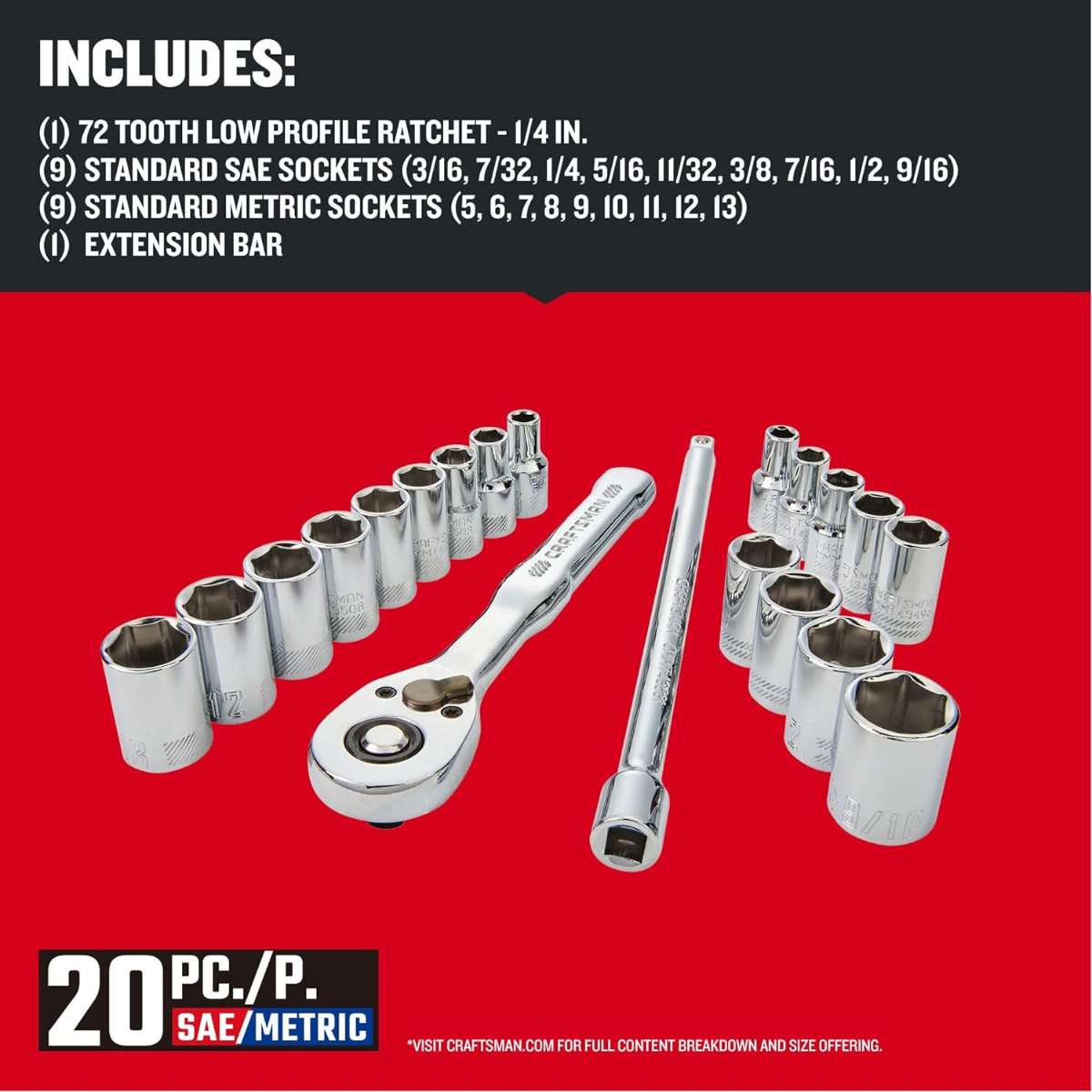 CRAFTSMAN Mechanics Tool Kit (CMMT12108)