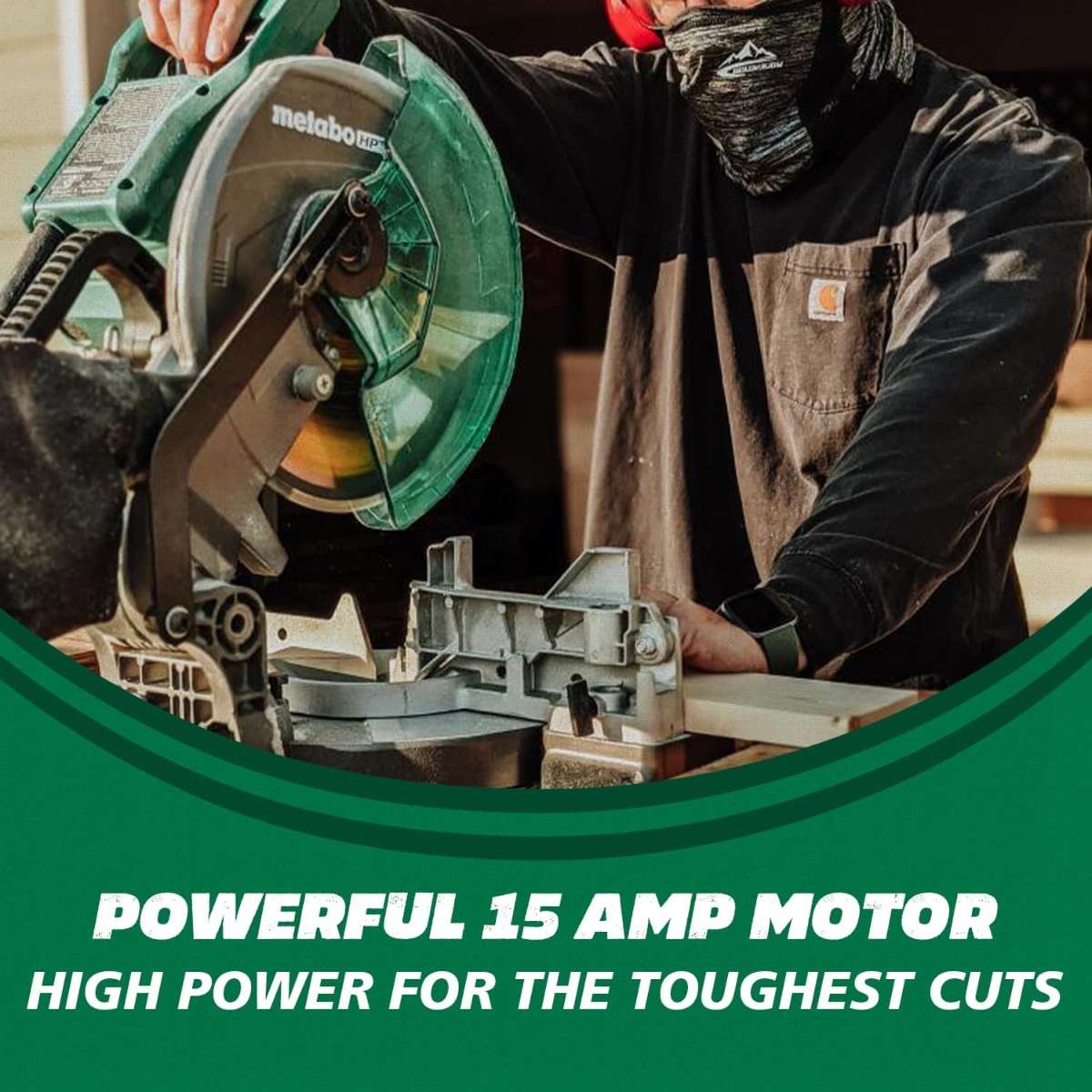Metabo HPT composite miter saw C10FCGS