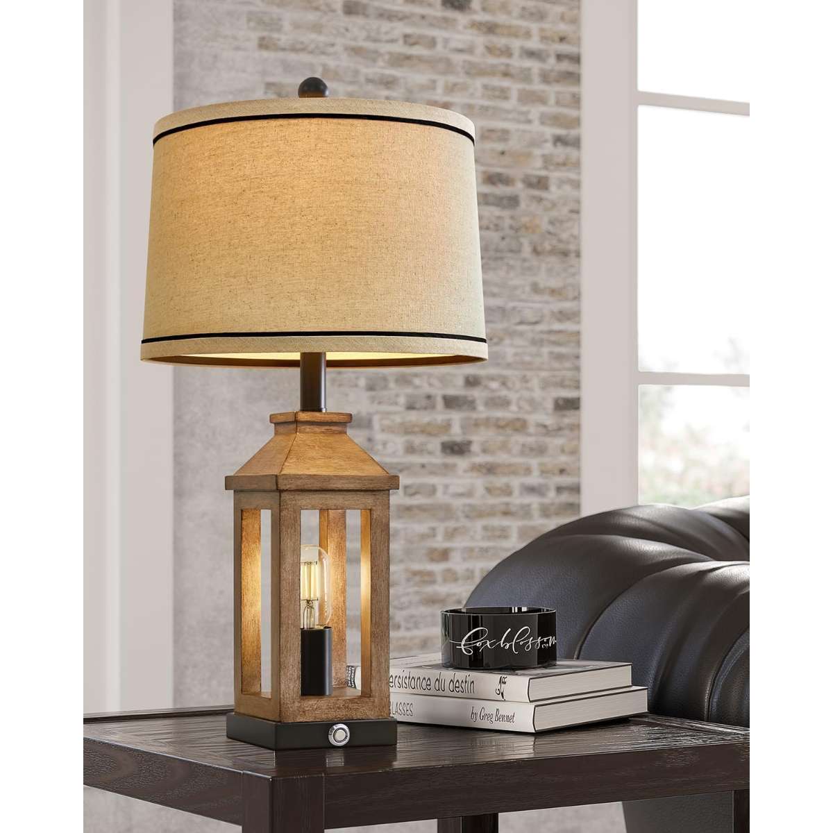 23.75" farmhouse dual USB charging ports