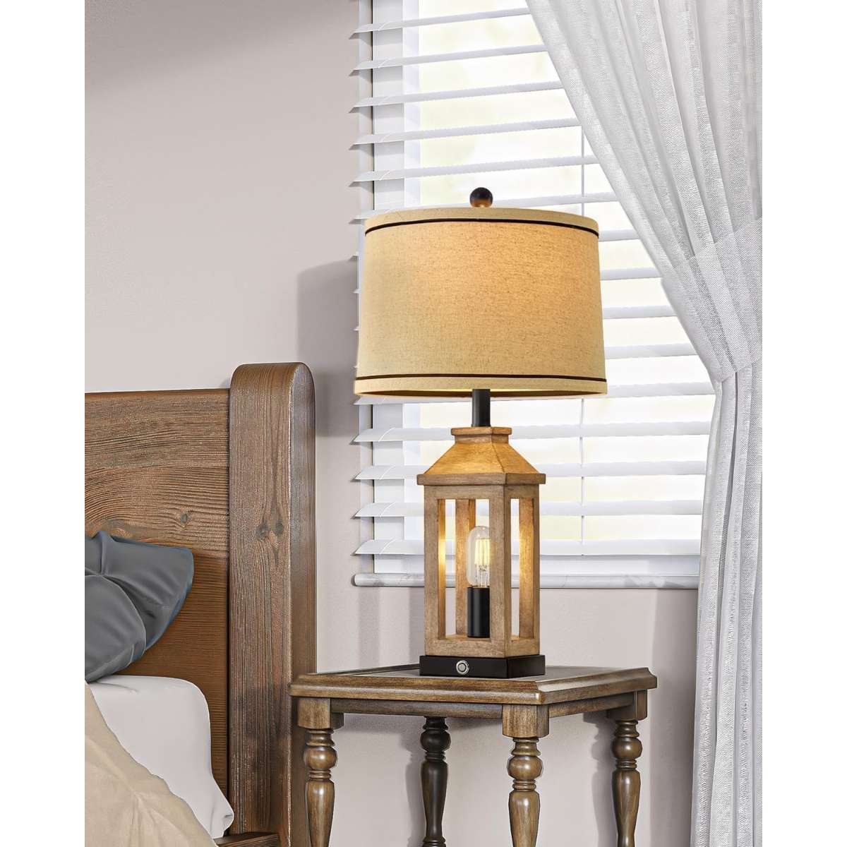 23.75" farmhouse dual USB charging ports