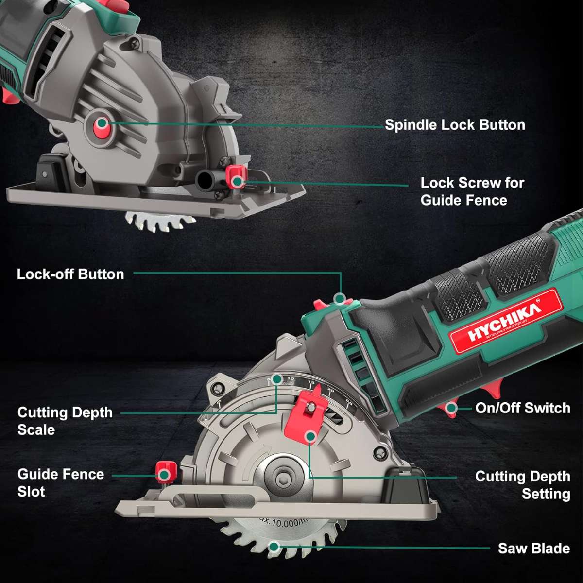 Mini circular saw, Ichka compact circular saw tile saw