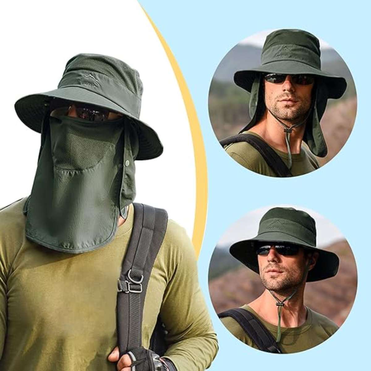 Men's and women's fishing caps