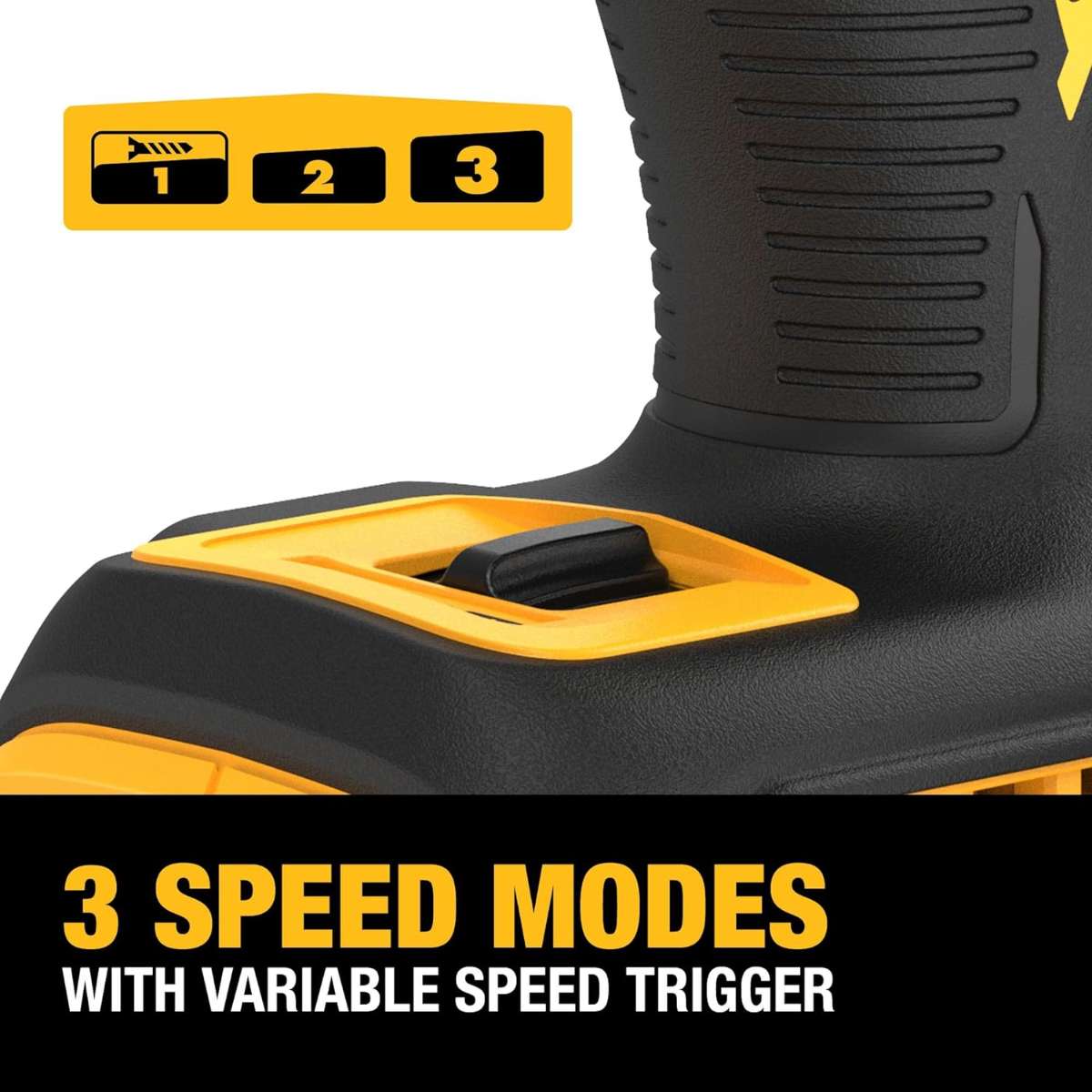 DEWALT 20V MAX XR Impact Driver, Brushless, 1/4", 3-speed (DCF845B)
