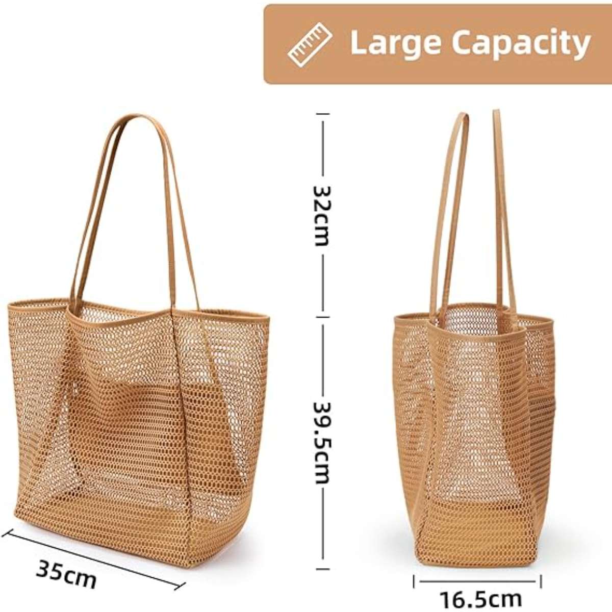 Calidi Beach mesh tote bag
