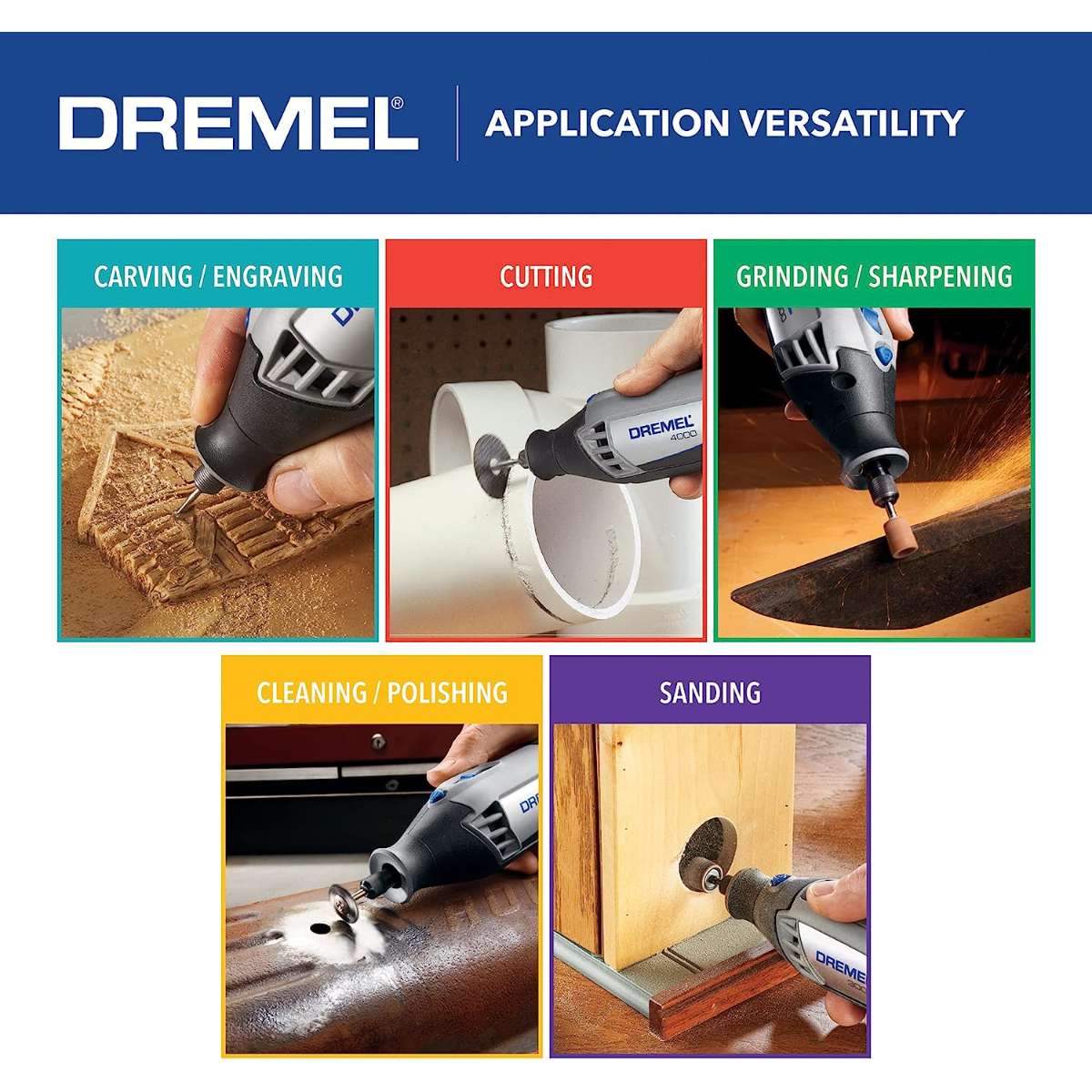 Dremel 4000-2/30 Variable Speed Rotary Tool Kit